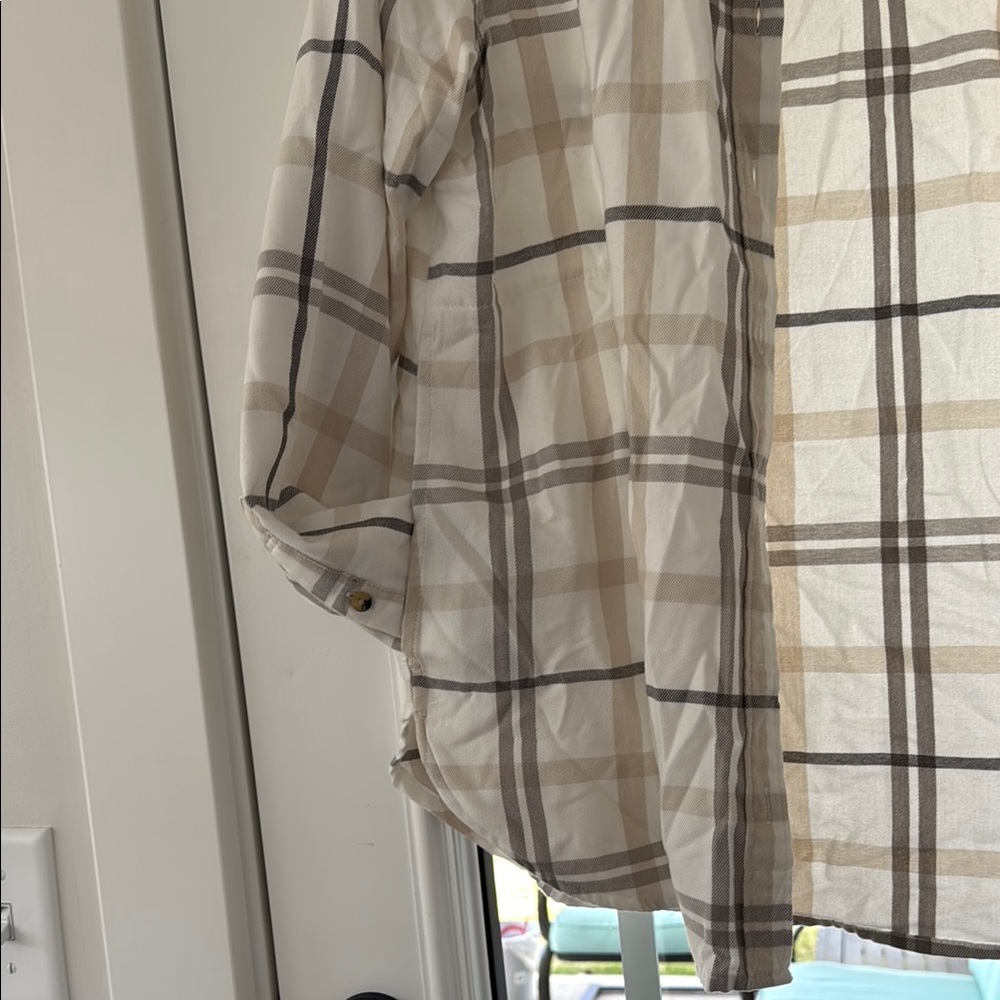 Plaid Button-Up Jacket - Picture 6 of 13